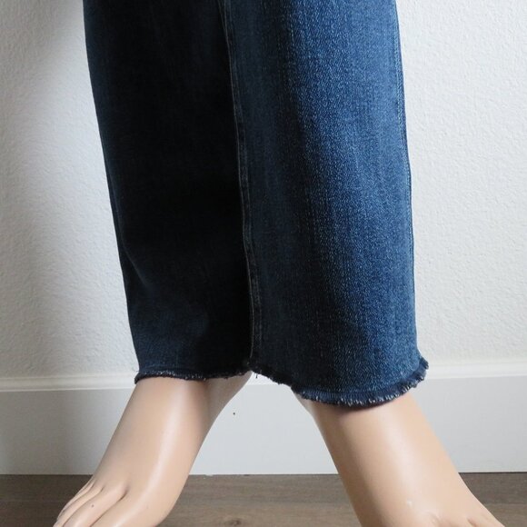 KUT from the KLOTH Jeans Womens Distressed Raw Hem Straight Leg Plus Size 16 NWT - Picture 4 of 4